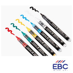 CAMEL Acrylic Brush Markers - Set of 6 
